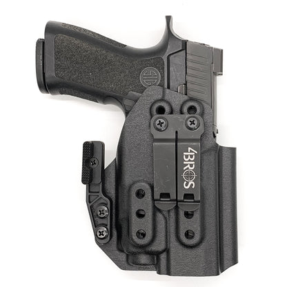 For the best IWB Kydex Inside Waistband Holster for the Sig Sauer P320 Compact, Carry or M18 & Streamlight TLR-8A & Gas Pedal shop Four Brothers Holsters  
