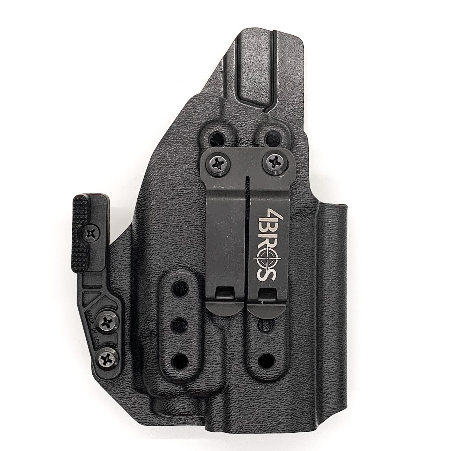 For the best IWB Kydex Inside Waistband Holster for the Sig Sauer P320 Compact, Carry and M18 & Streamlight TLR-8 or TLR-8A shop Four Brothers 4BROS Holsters. 