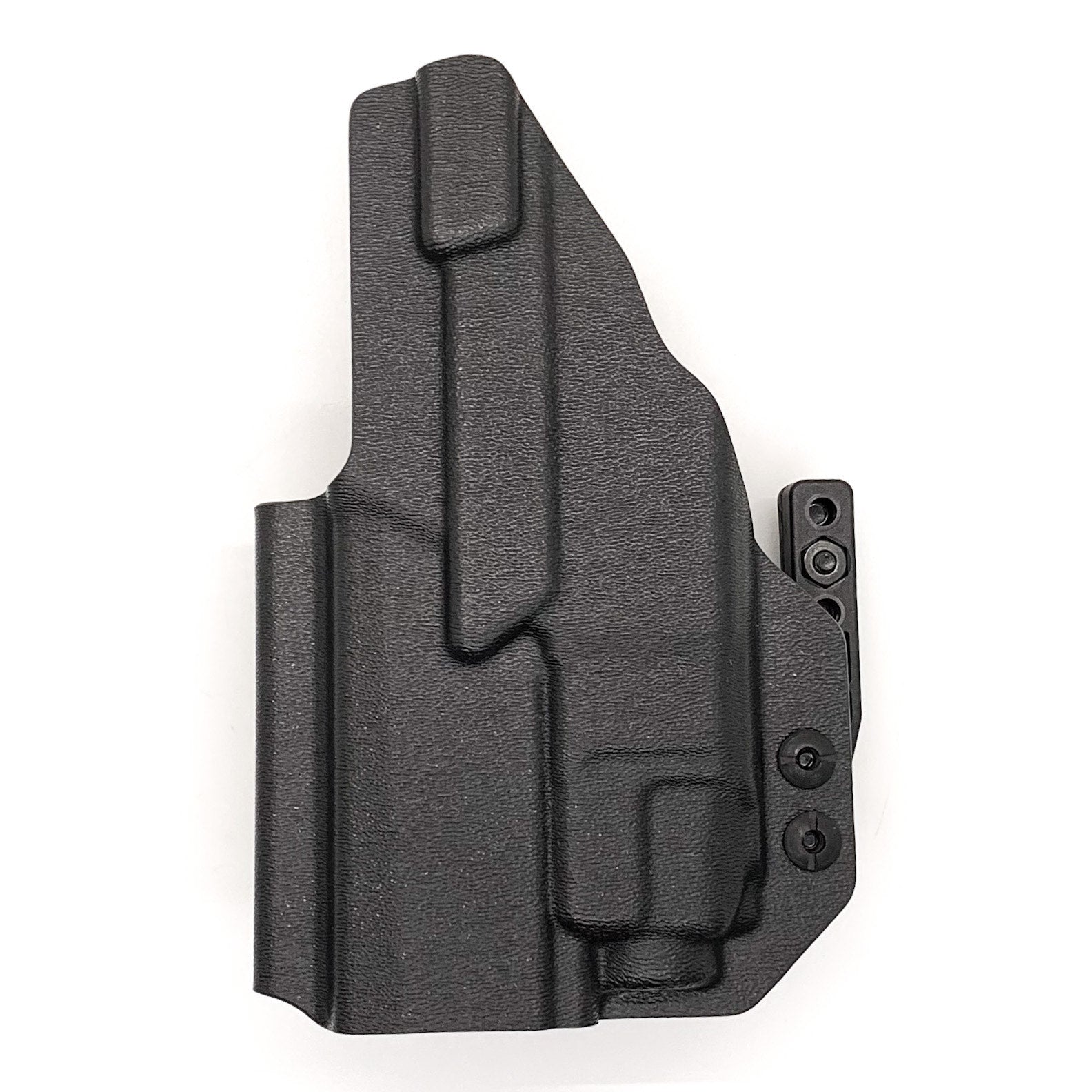 For the best IWB Kydex Inside Waistband Holster for the Sig Sauer P320 Compact, Carry and M18 & Streamlight TLR-8 or TLR-8A shop Four Brothers 4BROS Holsters. 