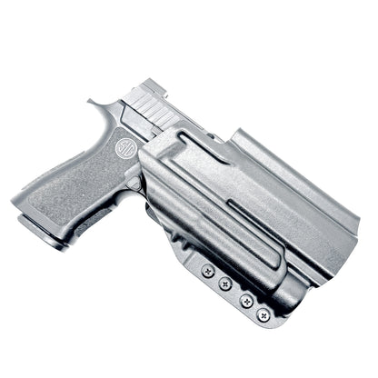 Black Sig Sauer P320 Gas Pedal & TLR-1 HL-X OWB Holster with 4BROS 1.5" Belt Slide from 4BROS Holsters