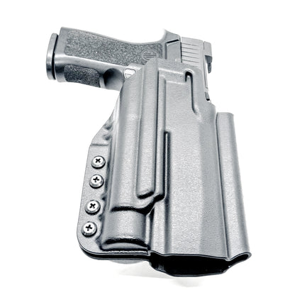 Black Sig Sauer P320 Gas Pedal & TLR-1 HL-X OWB Holster with 4BROS 1.5" Belt Slide from 4BROS Holsters