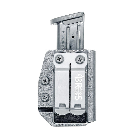 Black Inside Waistband IWB AIWB Sig P320 magazine carrier, holster, and pouch for the Sig P320, P365 & P365XL magazines from Four Brothers Holsters.