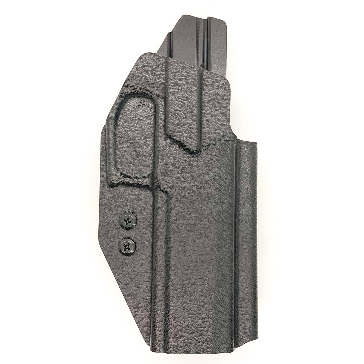 For the best OWB Outside Waistband kydex holster for the Sig P320 pistols with GoGuns USA Gas Pedal installed on the handgun, shop Four Brothers 4BROS Holsters.