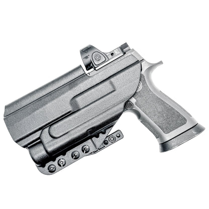 IWB Kydex Inside Waistband Holster for the Sig Sauer P320 Full-Size & Carry pistols & Streamlight TLR-1 or TLR-1 HL in Black with a DCC Monoblock and a ModWing.