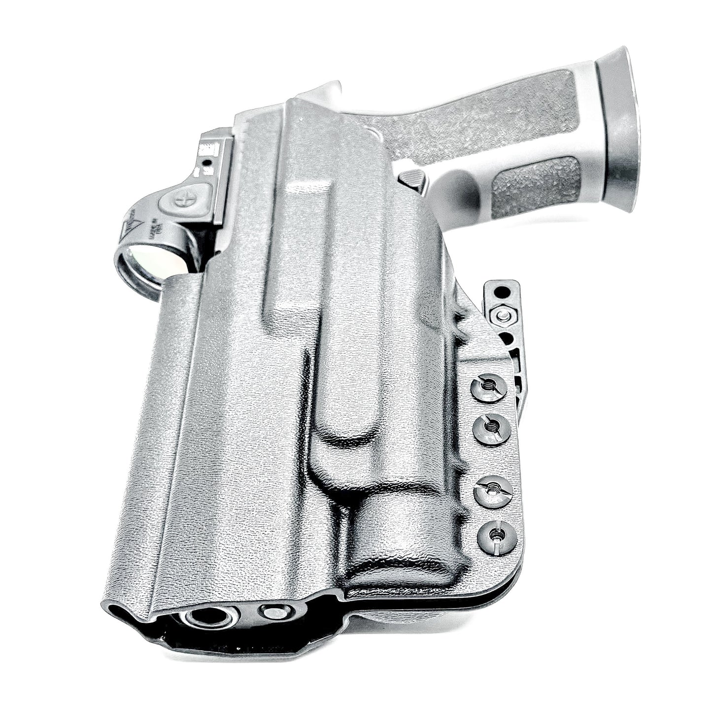 IWB Kydex Inside Waistband Holster for the Sig Sauer P320 Full-Size & Carry pistols & Streamlight TLR-1 or TLR-1 HL in Black with a DCC Monoblock and a ModWing.
