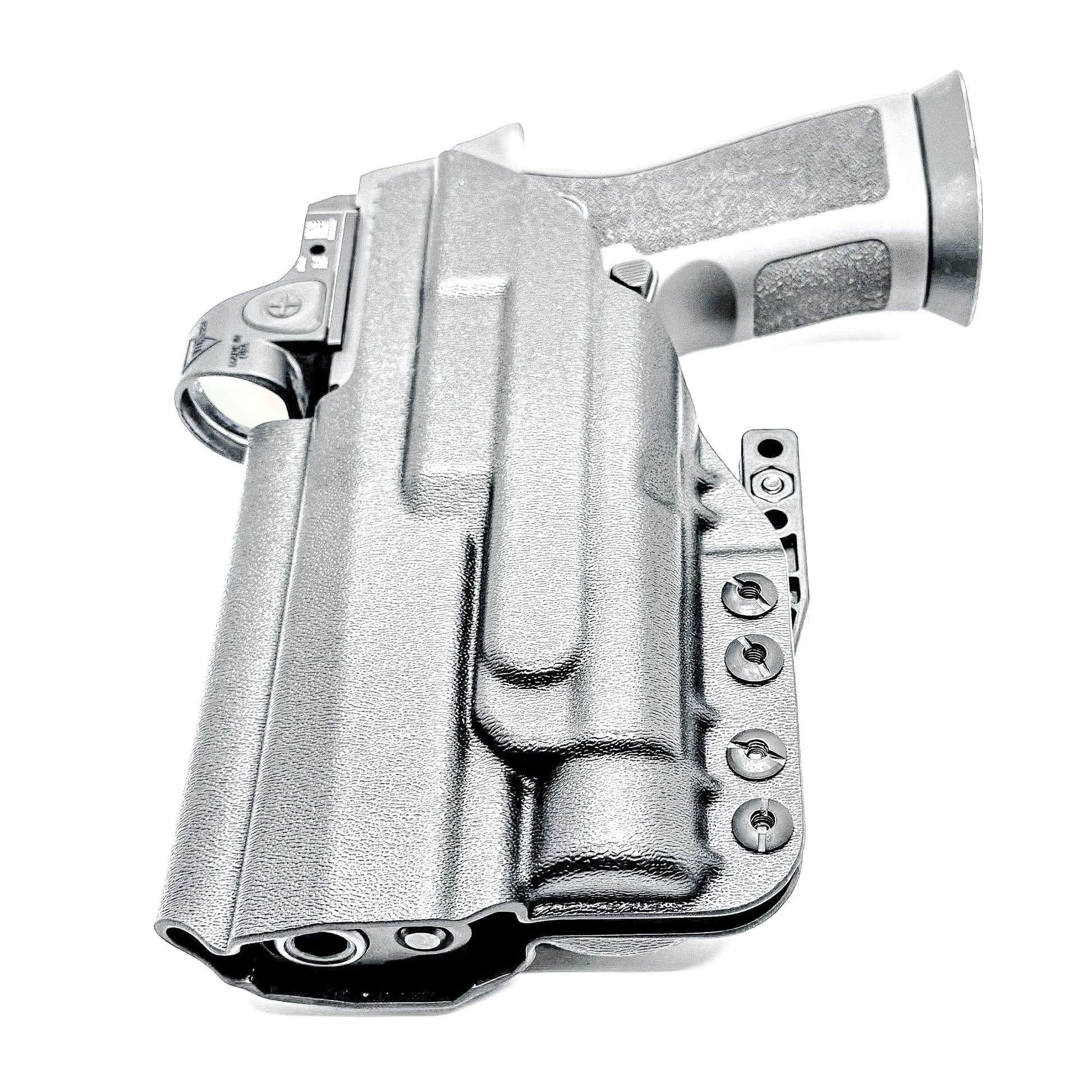 IWB Kydex Inside Waistband Holster for the Sig Sauer P320 Full-Size & Carry pistols & Streamlight TLR-1 or TLR-1 HL in Black with a DCC Monoblock and a ModWing.