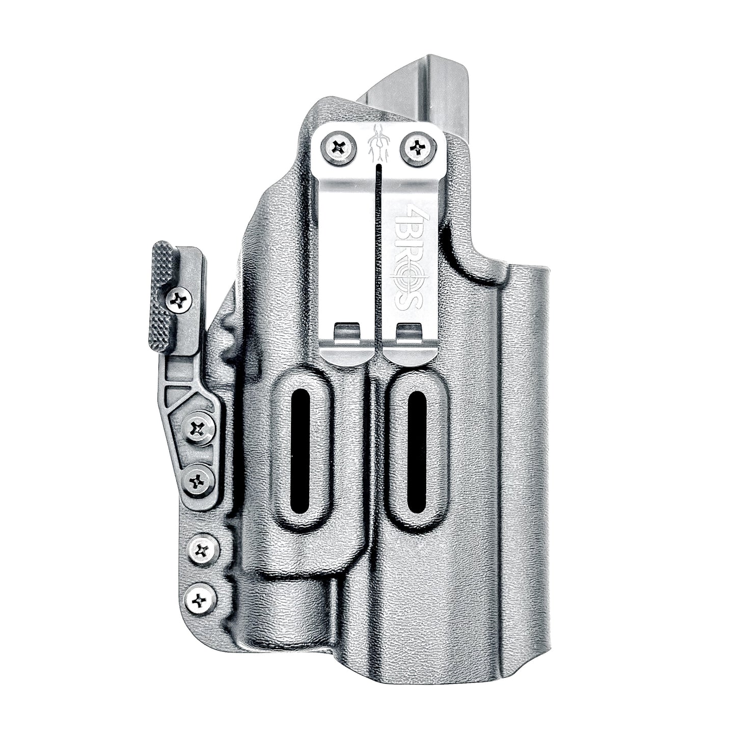 IWB Kydex Inside Waistband Holster for the Sig Sauer P320 Full-Size & Carry pistols & Streamlight TLR-1 or TLR-1 HL in Black with a DCC Monoblock and a ModWing.