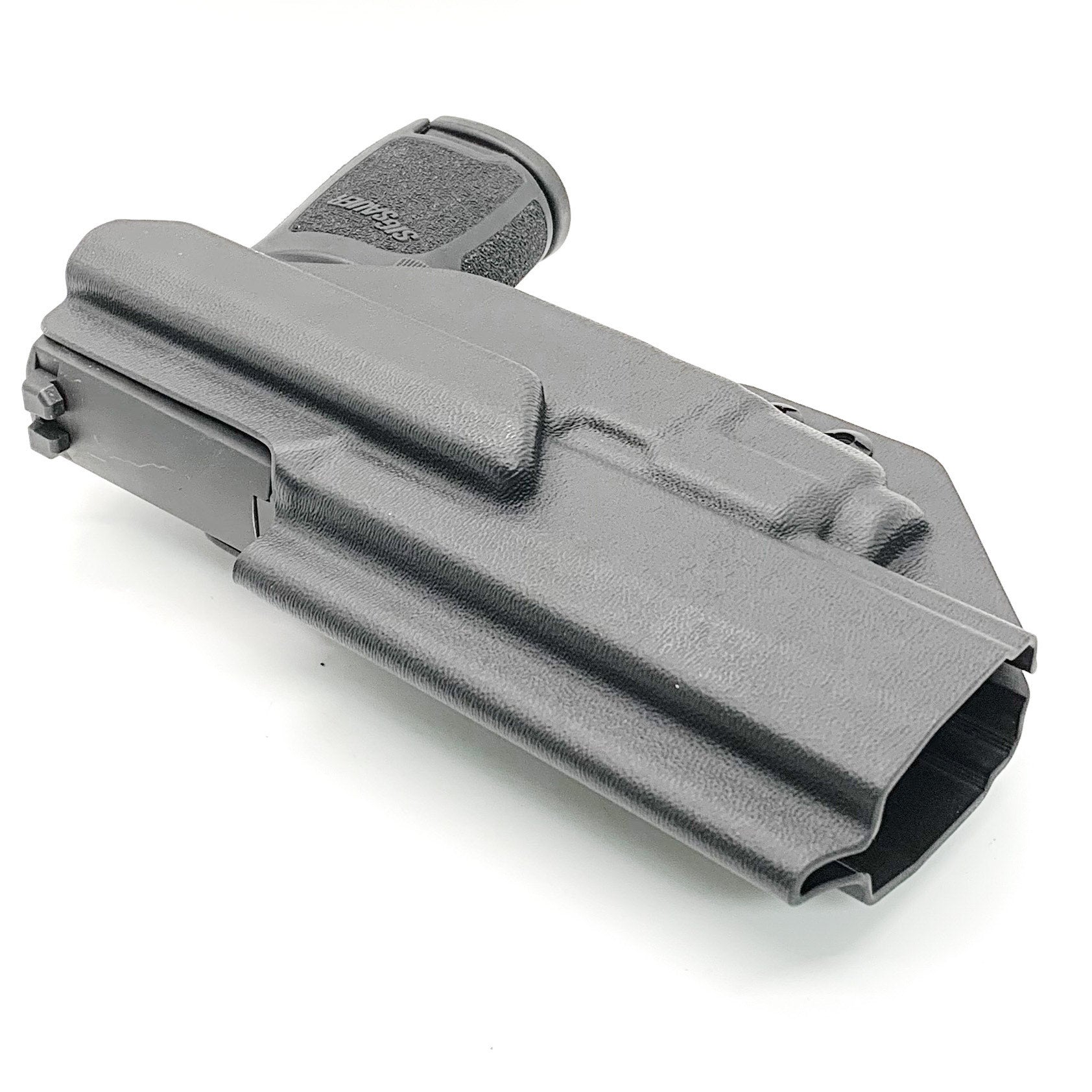 For the best, IWB holster for the Sig Sauer P320 Full Size, X5, & M17 with Streamlight TLR-7 X or A & Align Tactical Thumb Rest, shop Four Brothers holsters. 