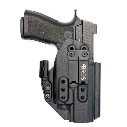 For the best IWB Kydex Inside Waistband Holster for the Sig Sauer P320 Full Size, X5, and M17 & the Streamlight TLR-8 or TLR-8Ashop Four Brothers Holsters.
