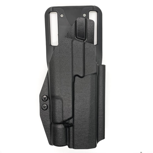 For the best OWB Sig Sauer P320 Full Size, M18, M17, X-Five or Carry pistol & Surefire X300U-A or B A Duty & Competition Holster, shop Four Brothers Holsters. 