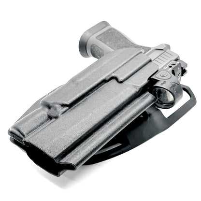 Sig Sauer P320 with X300 Gas Pedal Duty & Competition Holster in Black with Duty Drop