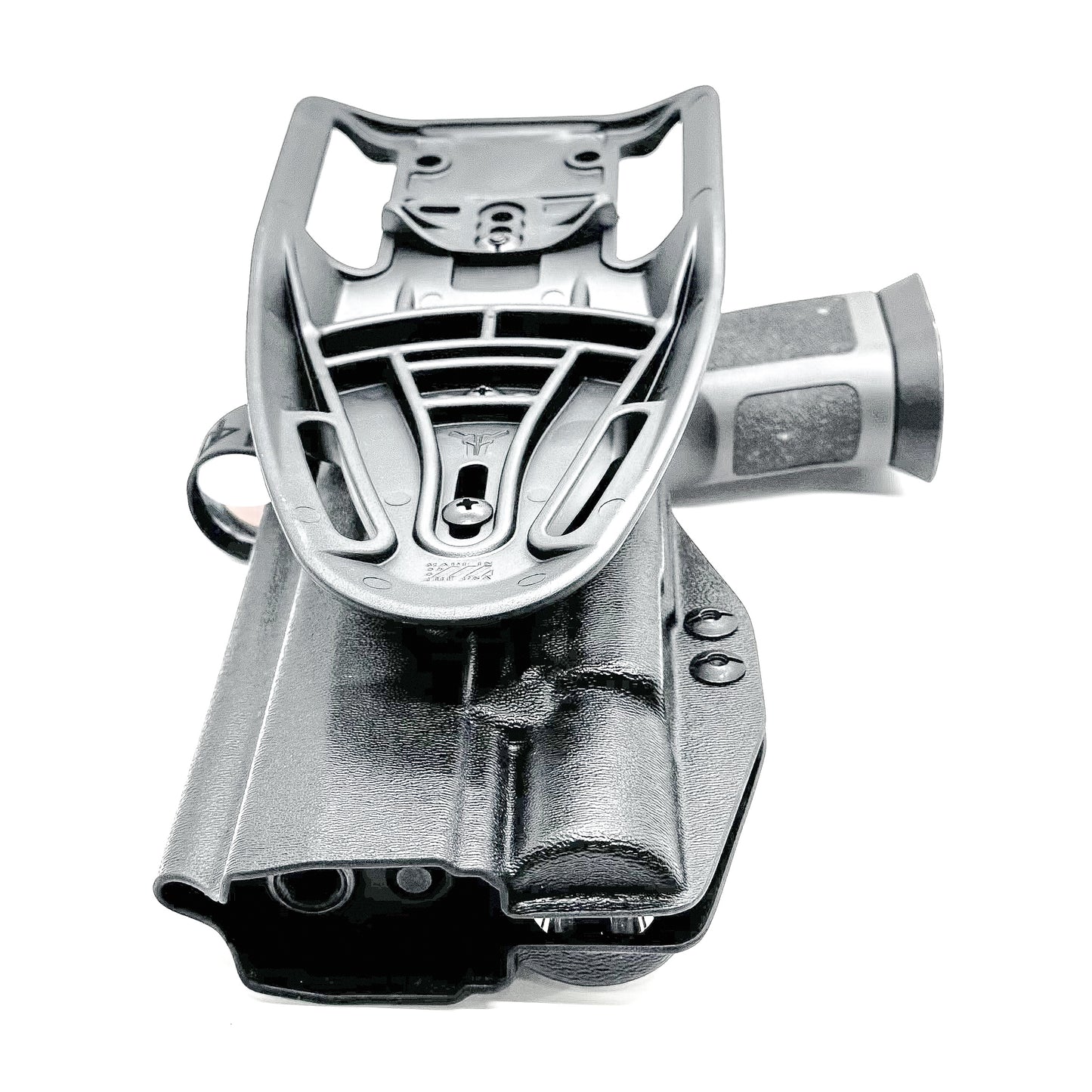 Sig Sauer P320 with X300 Gas Pedal Duty & Competition Holster in Black with Duty Drop