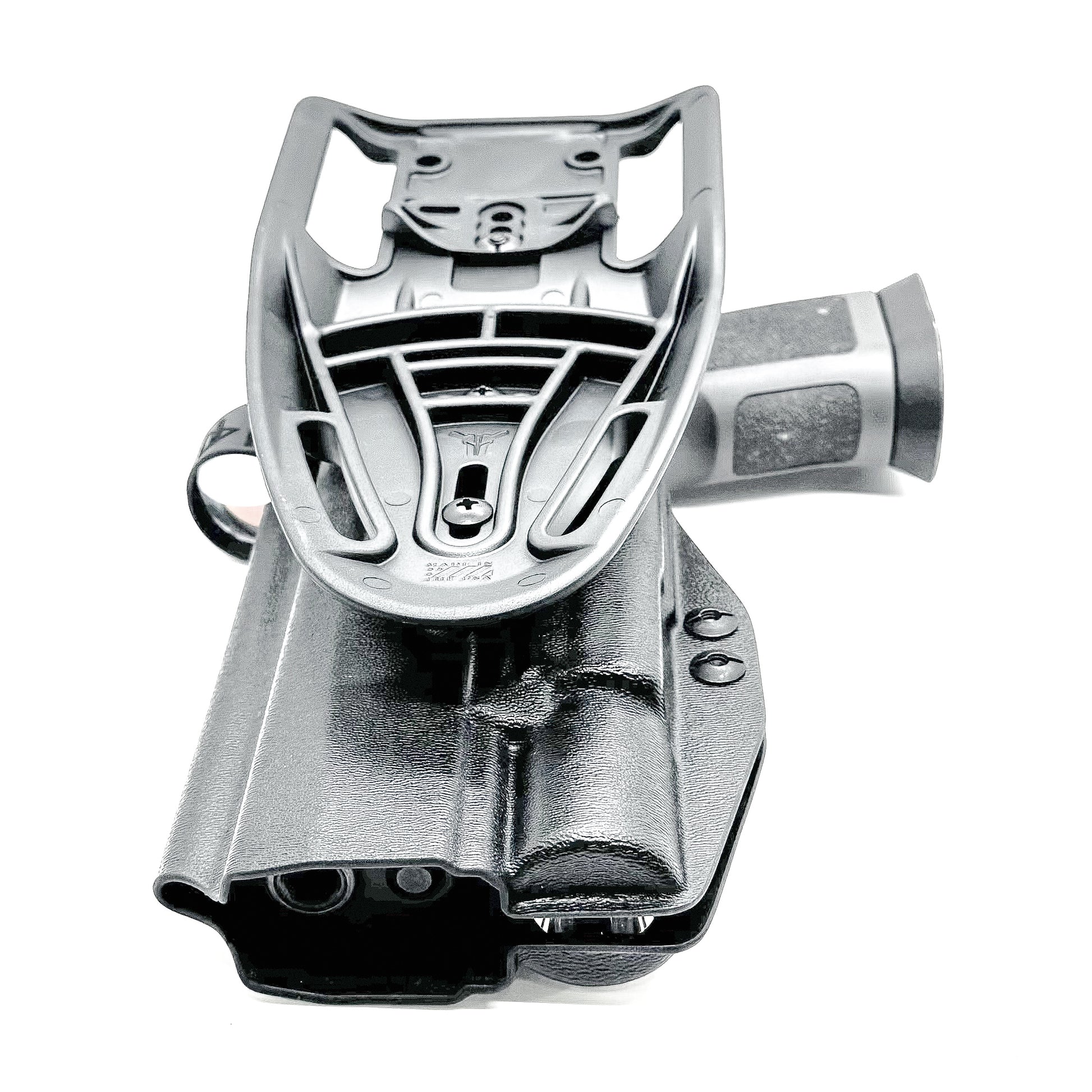 Sig Sauer P320 with X300 Gas Pedal Duty & Competition Holster in Black with Duty Drop