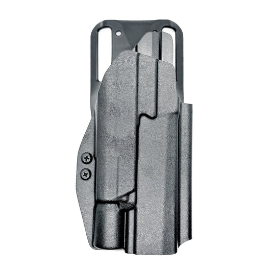 Sig Sauer P320 with X300 Gas Pedal Duty & Competition Holster in Black with Duty Drop
