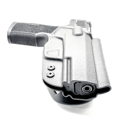 For the best Outside Waistband Duty & Competition Holster for the Sig Sauer P322 with Blade-Tech Duty Drop & Offset Attachment, shop Four Brothers Holsters.