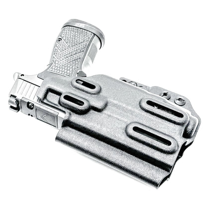 Inside Waistband IWB holster for the Sig Sauer P365-AXG Legion Gen 1 with the Streamlight TLR-7 X or A in black with the DCC Monoblock and a modwing.