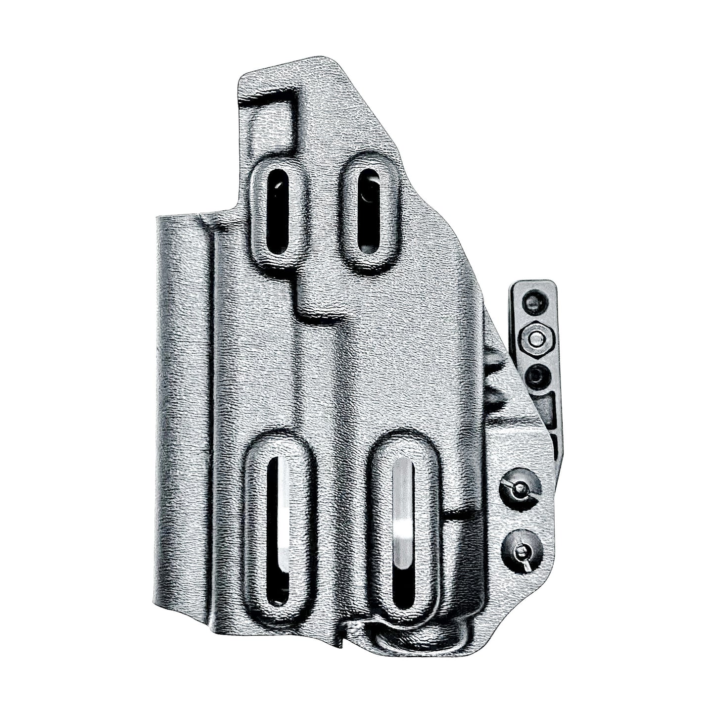 Inside Waistband IWB holster for the Sig Sauer P365-AXG Legion Gen 1 with the Streamlight TLR-7 X or A in black with the DCC Monoblock and a modwing.