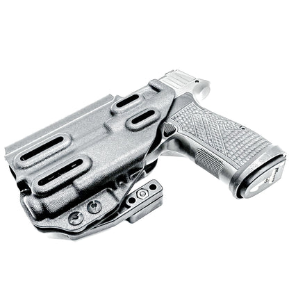 Inside Waistband IWB holster for the Sig Sauer P365-AXG Legion Gen 1 with the Streamlight TLR-7 X or A in black with the DCC Monoblock and a modwing.