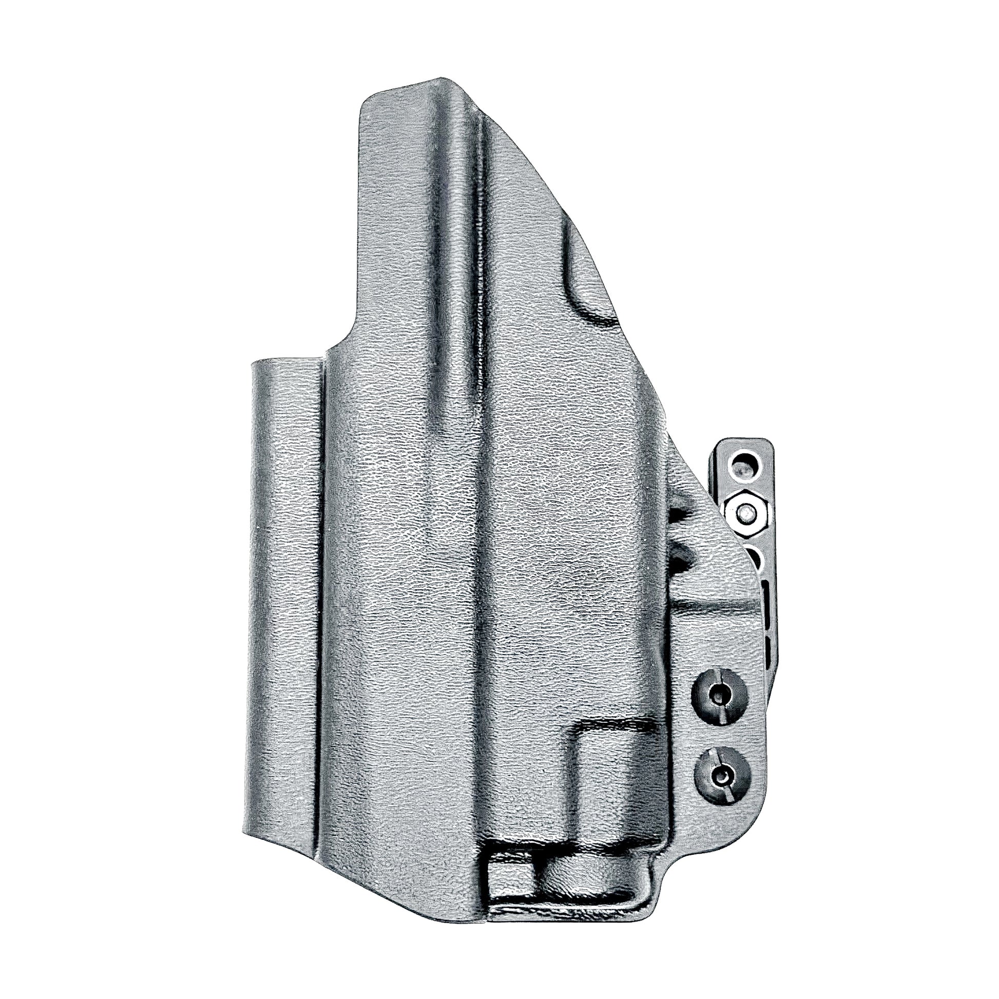 Inside Waistband IWB holster for the Sig Sauer P365-AXG Legion Gen 2 with the Streamlight TLR-7 X or A in black with the DCC Monoblock and a modwing.