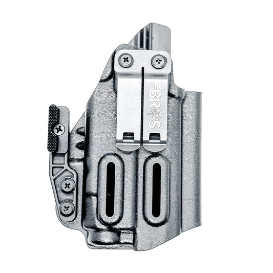 Inside Waistband IWB holster for the Sig Sauer P365-AXG Legion Gen 2 with the Streamlight TLR-7 X or A in black with the DCC Monoblock and a modwing.