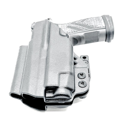 Inside Waistband IWB holster for the Sig Sauer P365-AXG Legion Gen 2 with the Streamlight TLR-7 X or A in black with the DCC Monoblock and a modwing.