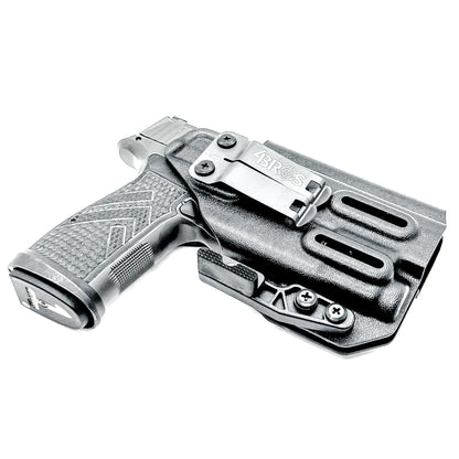 Inside Waistband IWB holster for Sig P365-AXG Legion with Streamlight TLR-7 Sub (1913). Red dot ready, Enigma compatible, Gen 1 specific. Made in USA.