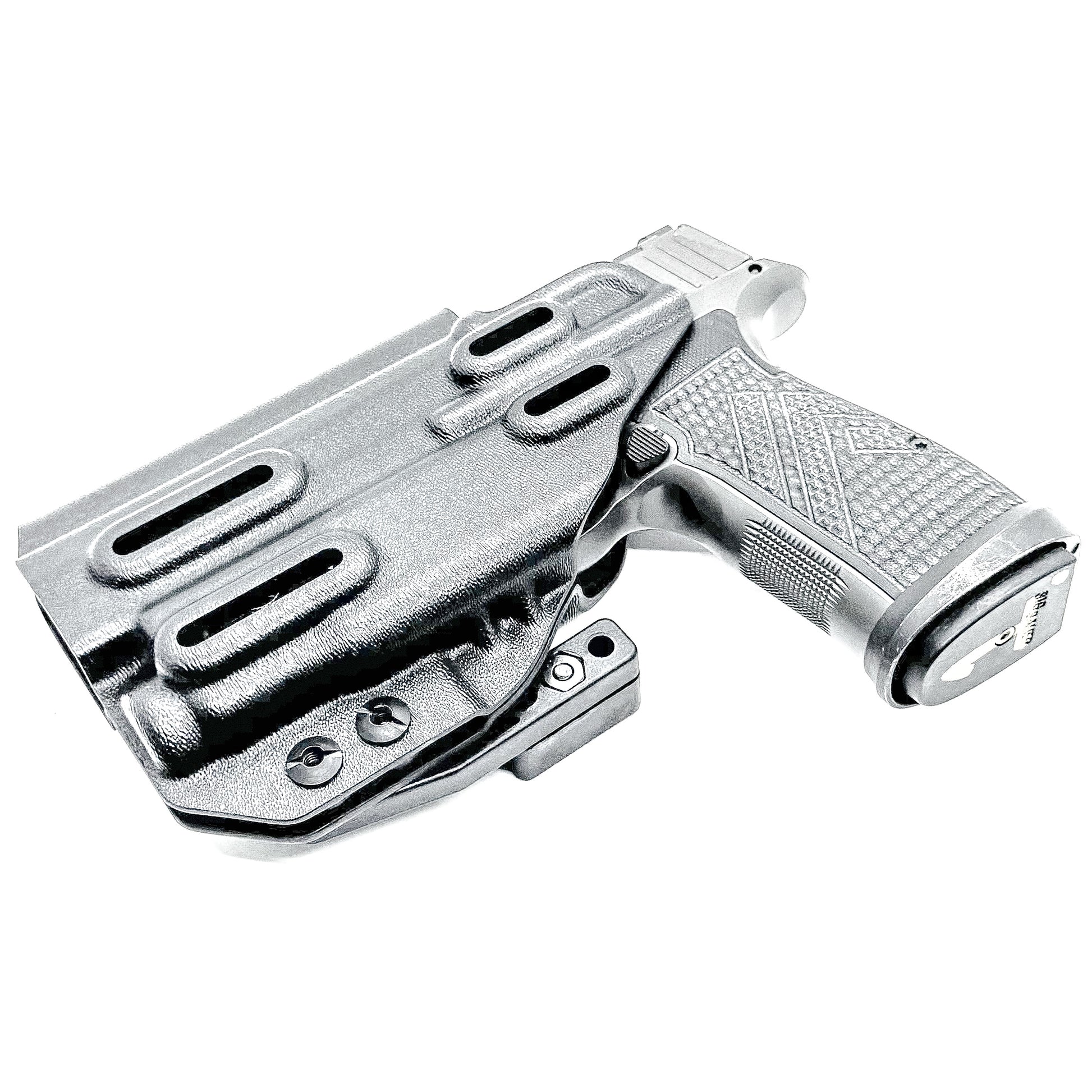 Inside Waistband IWB holster for Sig P365-AXG Legion with Streamlight TLR-7 Sub (1913). Red dot ready, Enigma compatible, Gen 1 specific. Made in USA.