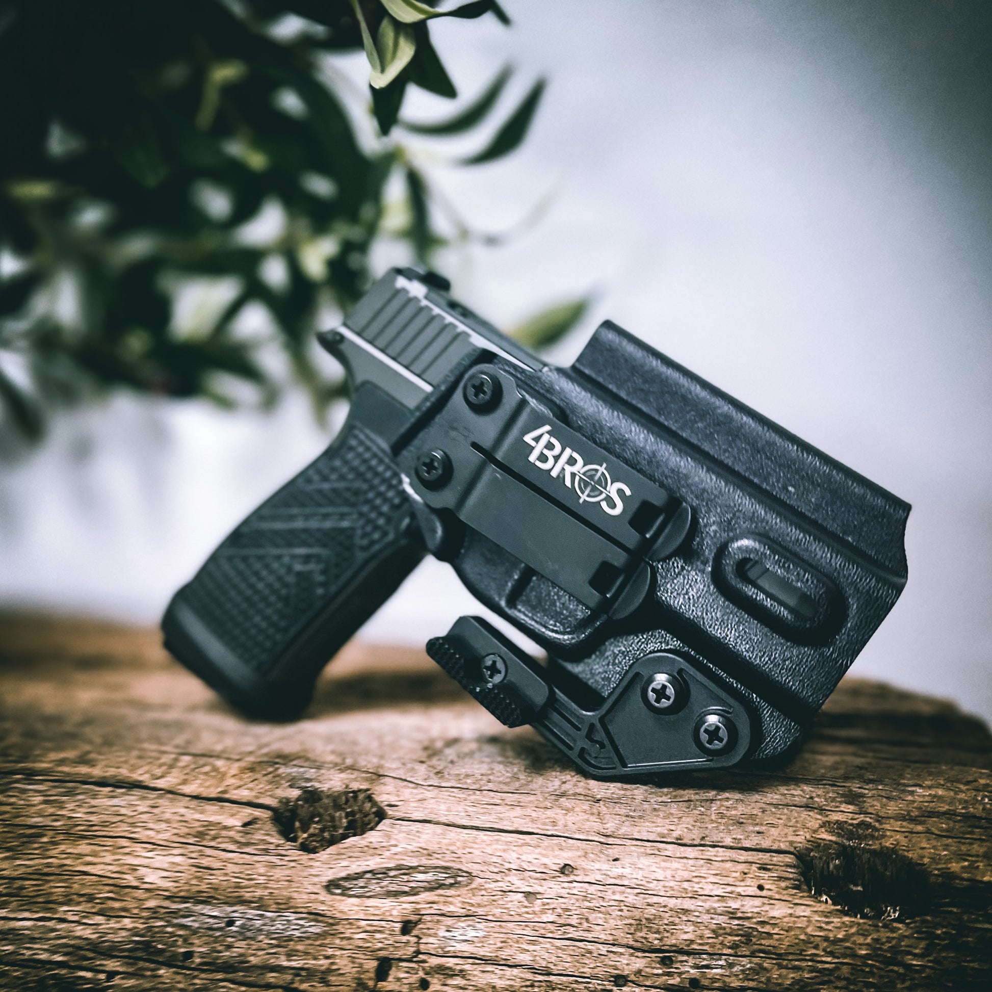 For the best Inside Waistband IWB AIWB Kydex Holster for the Sig Sauer P365-AXG LEGION handgun, shop Four Brothers 4BROS Holsters.  Proudly made in the USA.