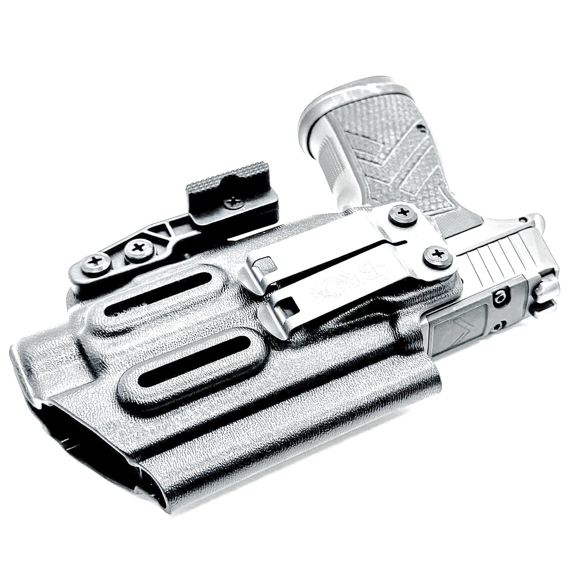 Black Inside Waistband AIWB IWB Holster with DCC Monoblock and a Modwing for the Sig Sauer P365-AXG LEGION with Streamlight TLR-7 HL-X, TLR-7A & TLR-7X 