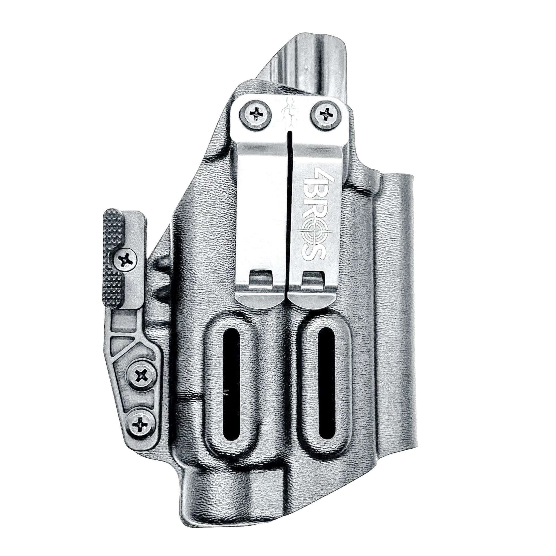Black Inside Waistband AIWB IWB Holster with DCC Monoblock and a Modwing for the Sig Sauer P365-AXG LEGION with Streamlight TLR-7 HL-X, TLR-7A & TLR-7X 