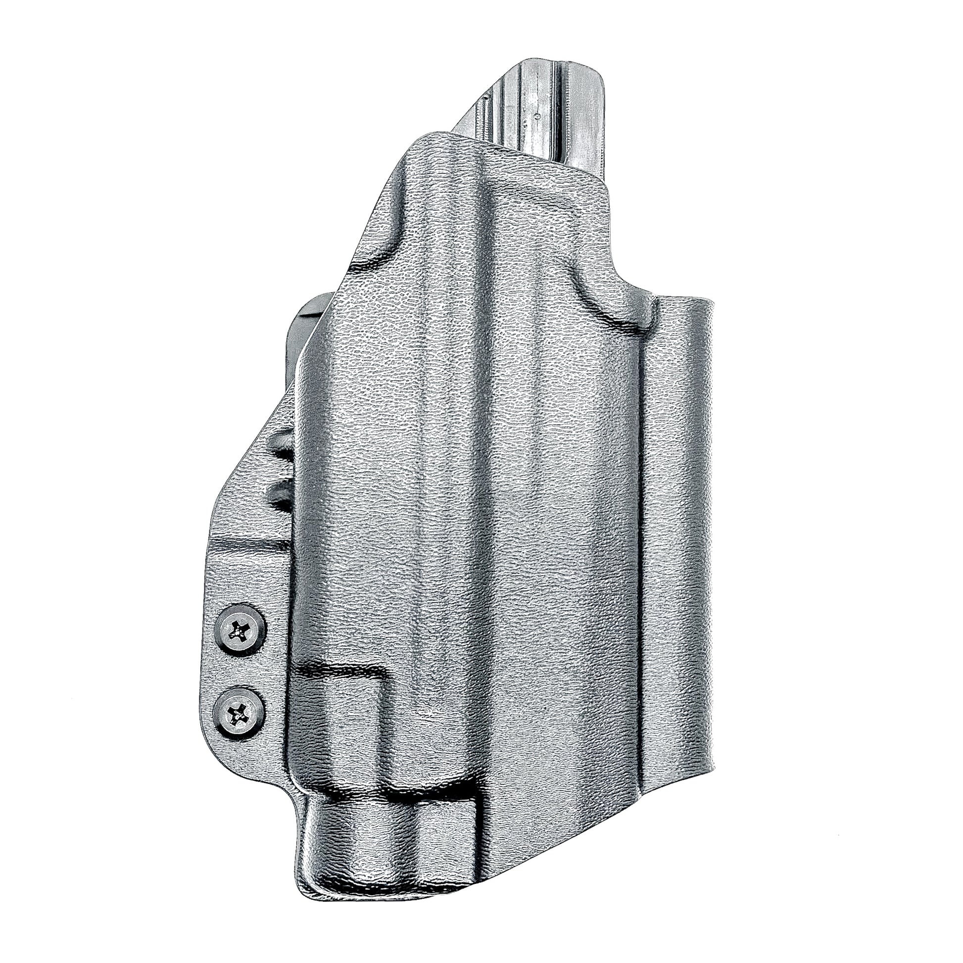 Precision Outside Waistband OWB holster for SIG P365-AXG Legion & TLR-7 HL-X.  Adjustable retention, optics-ready, threaded barrel compatible. Made in the USA.