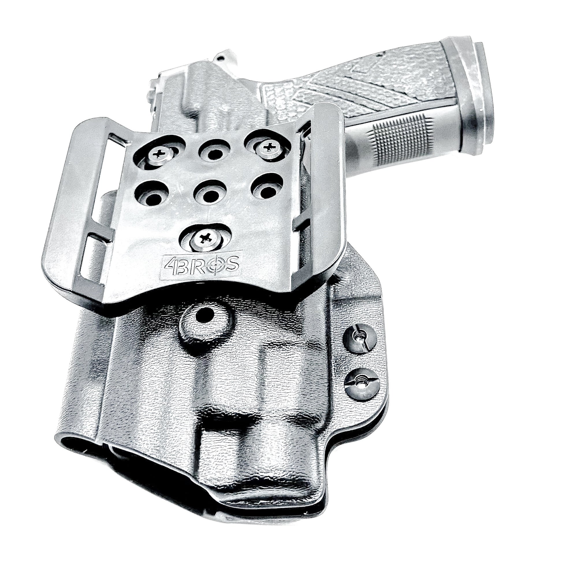 Precision Outside Waistband OWB holster for SIG P365-AXG Legion & TLR-7 HL-X.  Adjustable retention, optics-ready, threaded barrel compatible. Made in the USA.