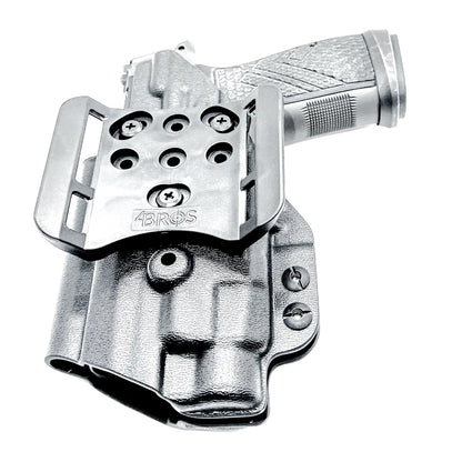 Precision Outside Waistband OWB holster for SIG P365-AXG Legion & TLR-7 HL-X.  Adjustable retention, optics-ready, threaded barrel compatible. Made in the USA.