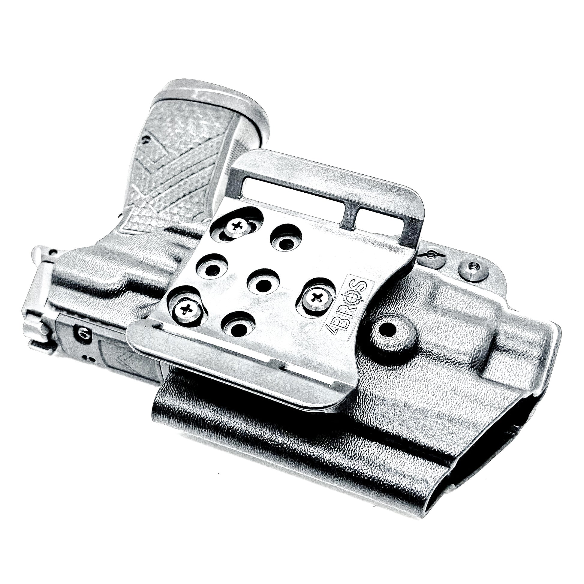 Precision Outside Waistband OWB holster for SIG P365-AXG Legion & TLR-7 HL-X.  Adjustable retention, optics-ready, threaded barrel compatible. Made in the USA.