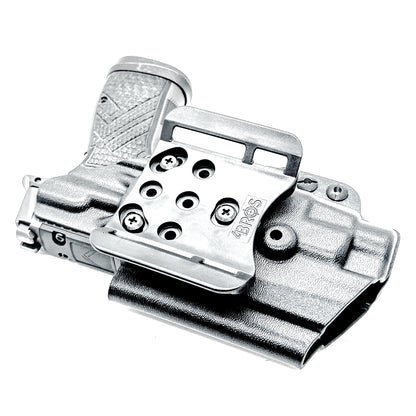 Precision Outside Waistband OWB holster for SIG P365-AXG Legion & TLR-7 HL-X.  Adjustable retention, optics-ready, threaded barrel compatible. Made in the USA.