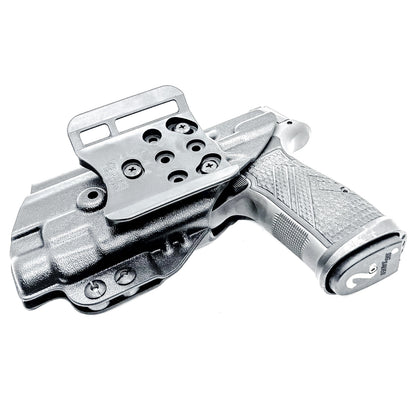 Precision Outside Waistband OWB holster for SIG P365-AXG Legion & TLR-7 HL-X.  Adjustable retention, optics-ready, threaded barrel compatible. Made in the USA.