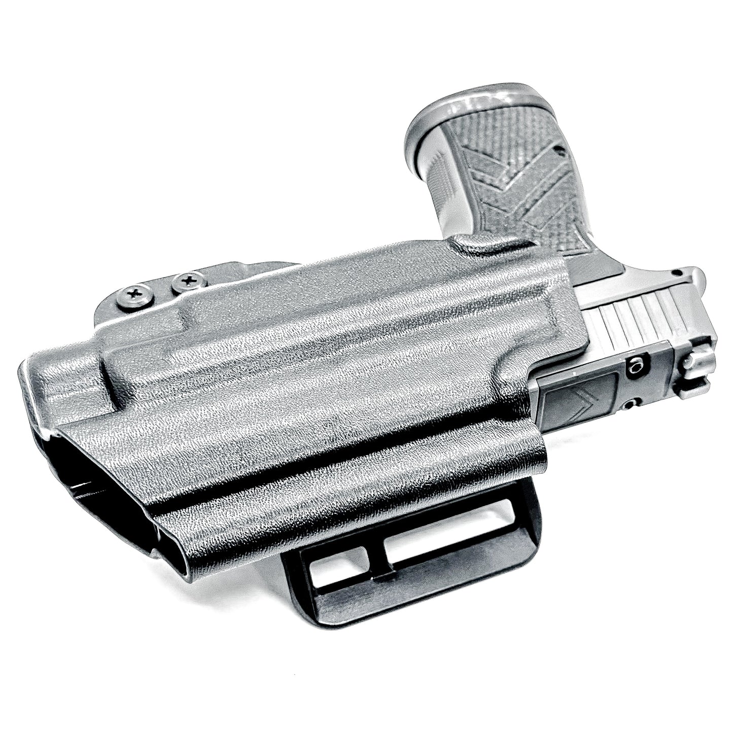 Precision Outside Waisband OWB holster for SIG P365-AXG Legion & TLR-7 HL-X.  Adjustable retention, optics-ready, threaded barrel compatible. Made in the USA.