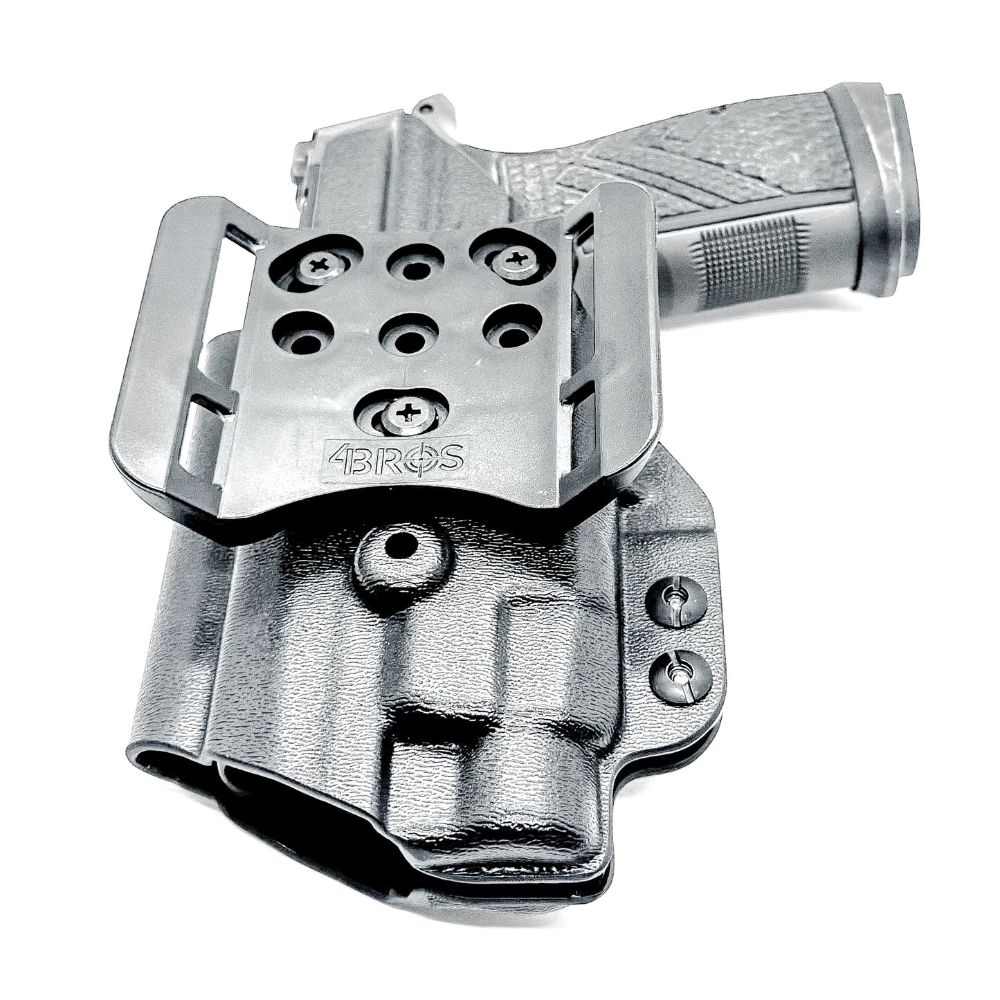 Precision Outside Waisband OWB holster for SIG P365-AXG Legion & TLR-7 HL-X.  Adjustable retention, optics-ready, threaded barrel compatible. Made in the USA.