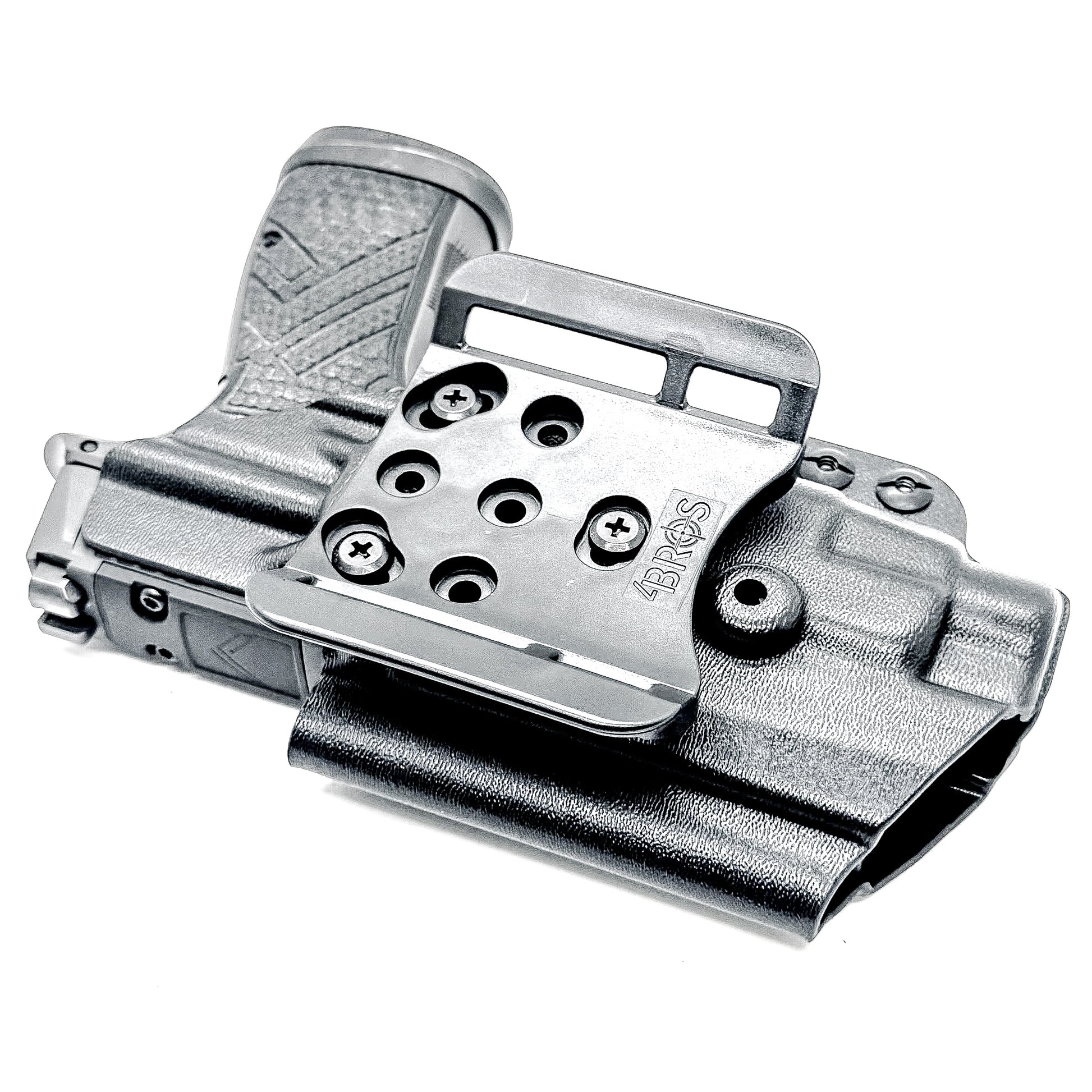 Precision Outside Waisband OWB holster for SIG P365-AXG Legion & TLR-7 HL-X.  Adjustable retention, optics-ready, threaded barrel compatible. Made in the USA.