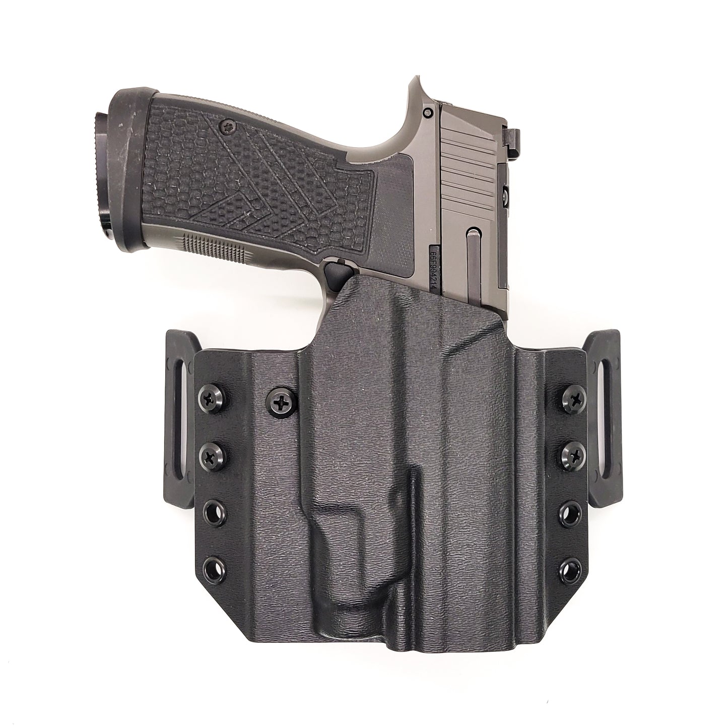 For the best Outside Waistband OWB Pancake style Kydex Holster for the Sig Sauer P365-AXG LEGION & Streamlight TLR-7 Sub X & HL-X  shop Four Brothers Holsters