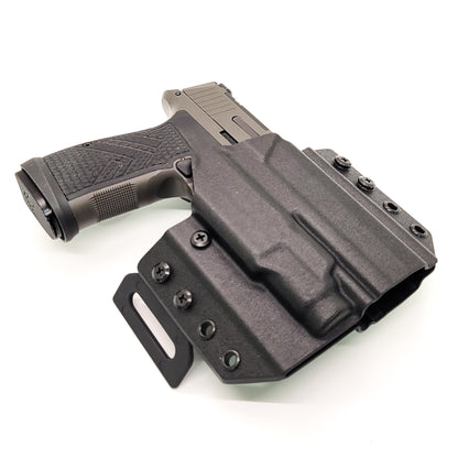 For the best Outside Waistband OWB Pancake style Kydex Holster for the Sig Sauer P365-AXG LEGION & Streamlight TLR-7 Sub X & HL-X  shop Four Brothers Holsters
