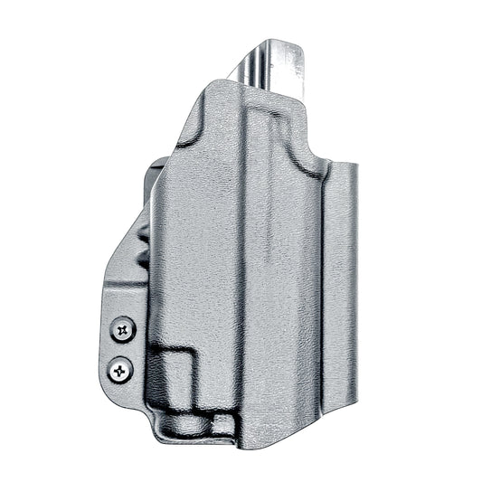 Outside Waistband OWB Holster for the Sig Sauer P365-AXG Legion Gen 2 with the Streamlight TLR-7 X or A.  Shown in black with the 4BROS 1.5" Belt Slide.