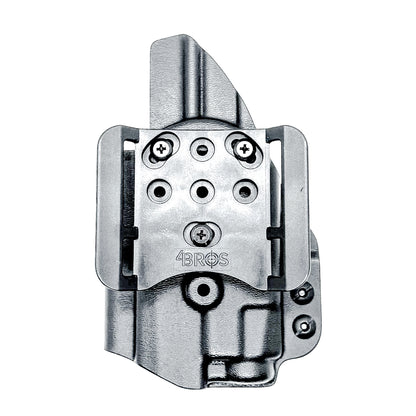 Outside Waistband OWB Holster for the Sig Sauer P365-AXG Legion Gen 2 with the Streamlight TLR-7 X or A.  Shown in black with the 4BROS 1.5" Belt Slide.