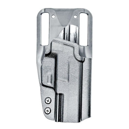 Black OWB Outside Waistband Sig Sauer P365-AXG Legion Duty & Competition Style Kydex Holster from Four Brothers Holsters.  Proudly made in the USA.