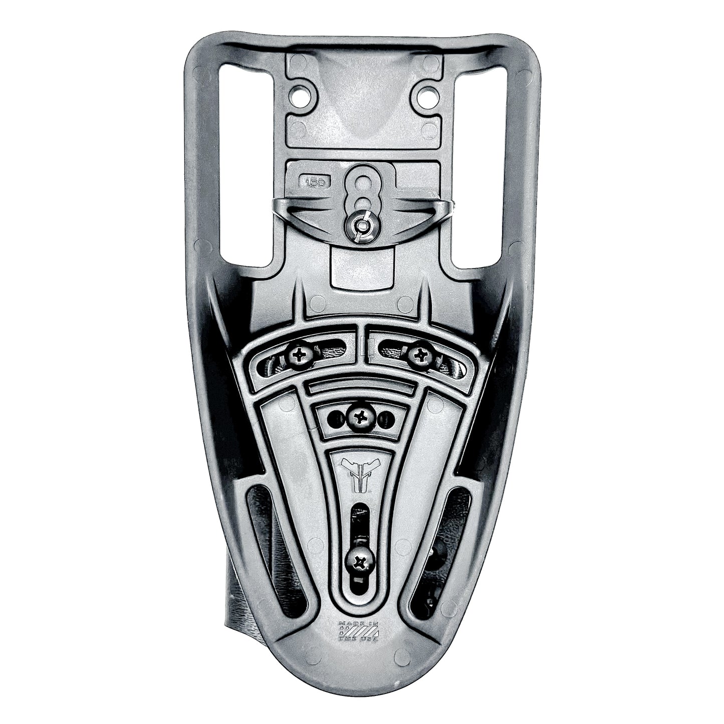 Black OWB Outside Waistband Sig Sauer P365-AXG Legion Duty & Competition Style Kydex Holster from Four Brothers Holsters.  Proudly made in the USA.