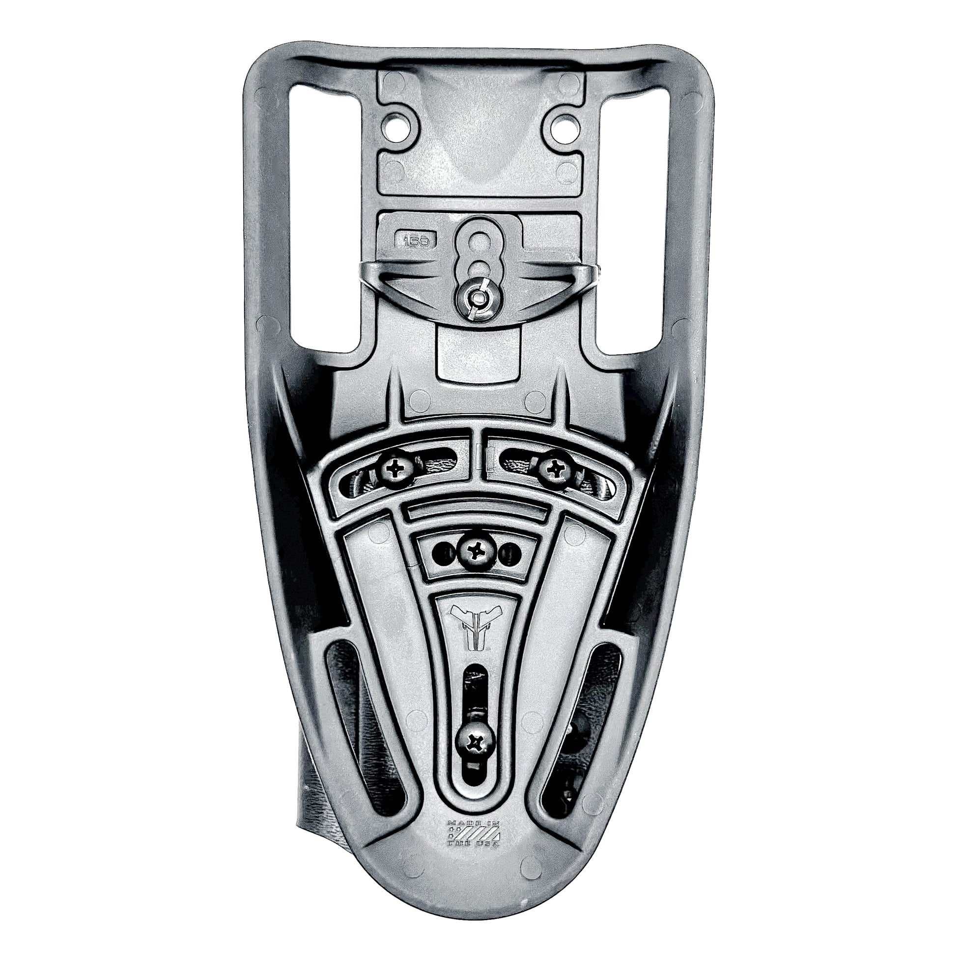 Black OWB Outside Waistband Sig Sauer P365-AXG Legion Duty & Competition Style Kydex Holster from Four Brothers Holsters.  Proudly made in the USA.