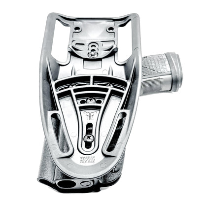 Black OWB Outside Waistband Sig Sauer P365-AXG Legion Duty & Competition Style Kydex Holster from Four Brothers Holsters.  Proudly made in the USA.