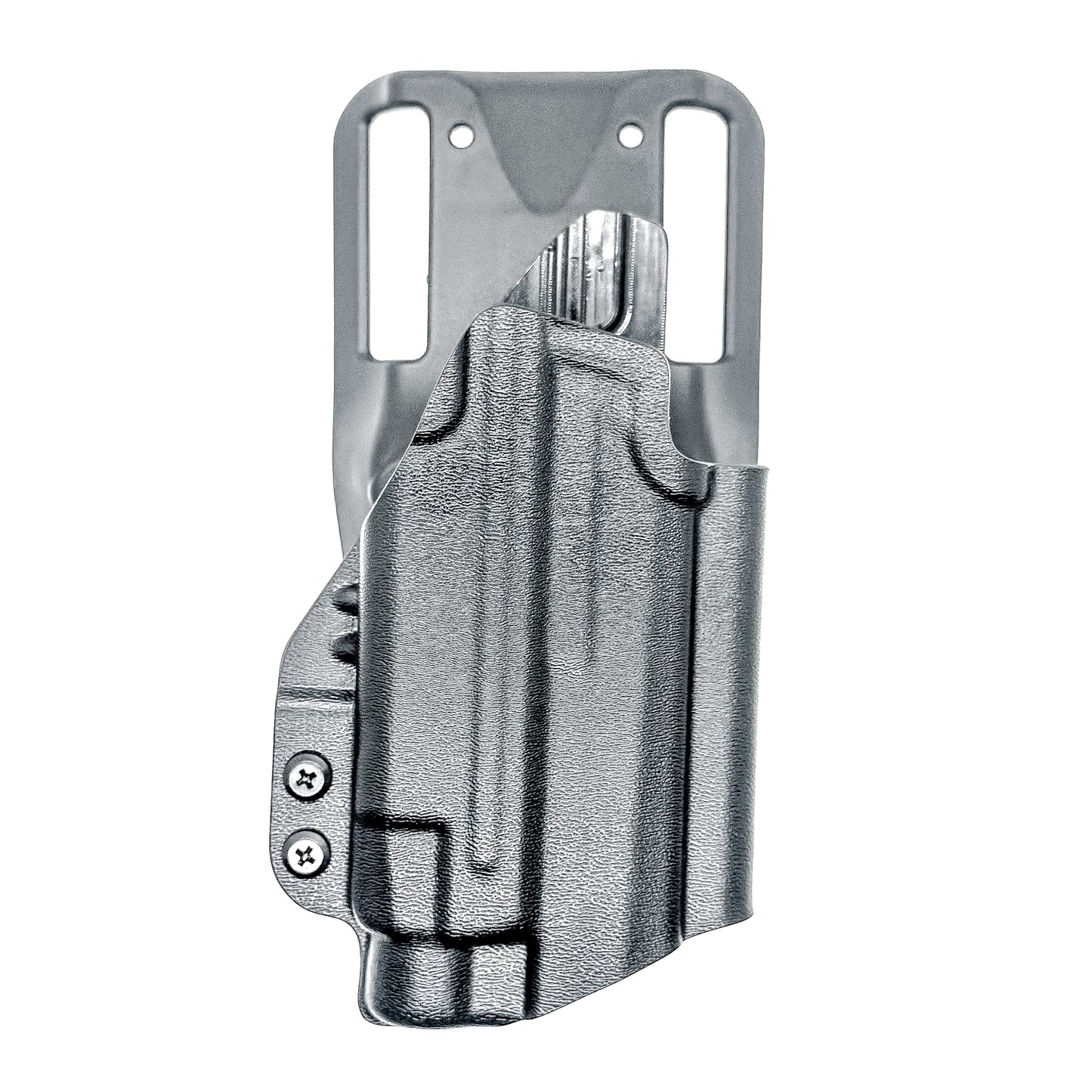 Black OWB Outside Waistband Sig Sauer P365-AXG Legion & TLR-7 HL-X Duty & Competition Style Kydex Holster from Four Brothers Holsters.  Made in the USA.