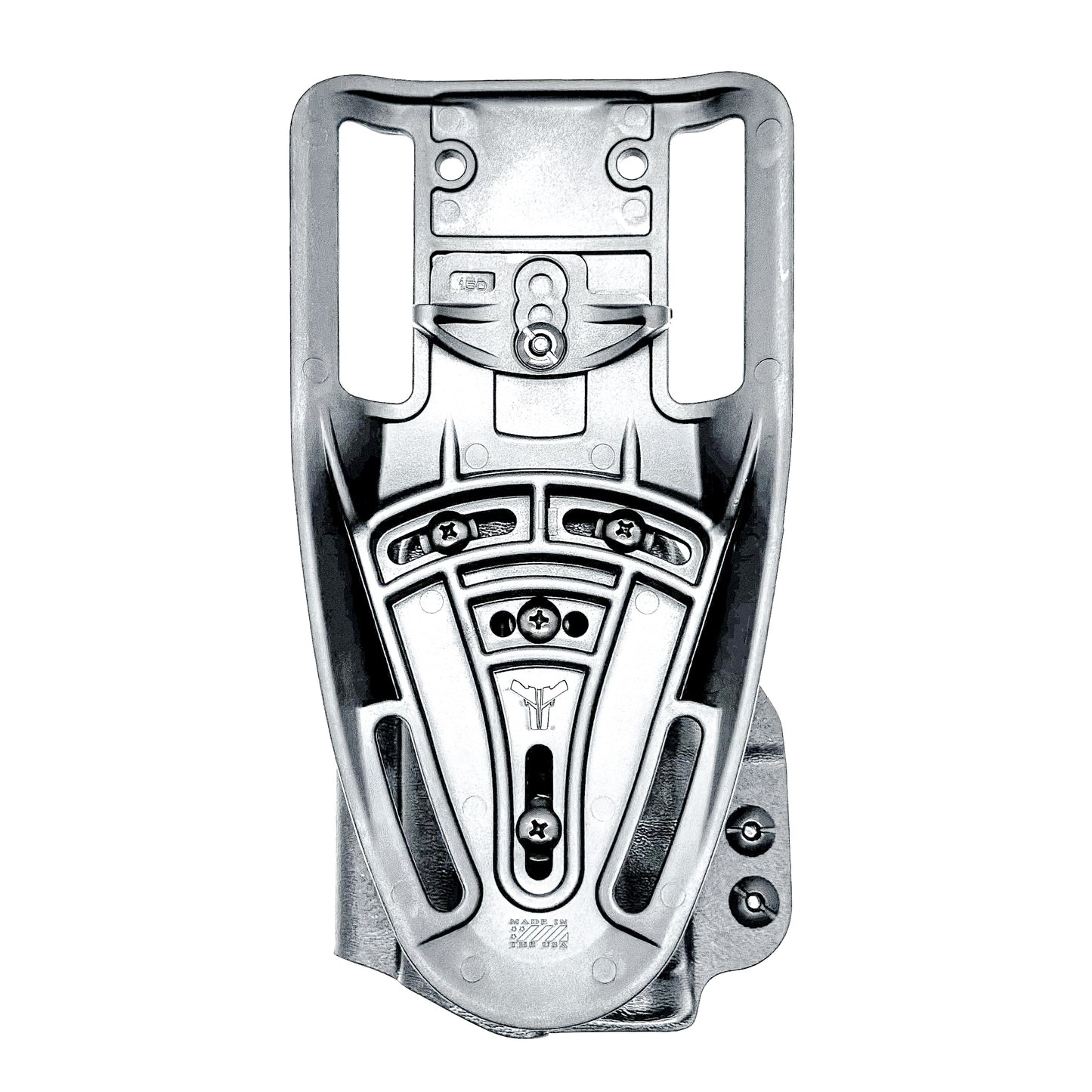 Black Duty and Competition OWB holster fits the Sig Sauer P365 AXG-Legion Gen 2 with a Streamlight TLR-7 Sub; shown with a duty drop attachment.