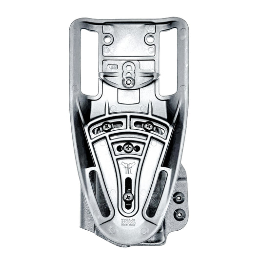 Black Duty and Competition OWB holster fits the Sig Sauer P365 AXG-Legion Gen 2 with a Streamlight TLR-7 Sub; shown with a duty drop attachment.